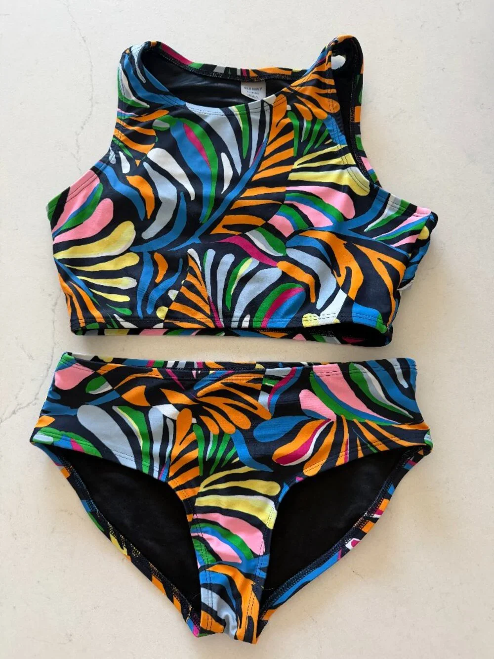 OLD NAVY Girls 2 Piece Bathing Suit size L ( 10-12 )
